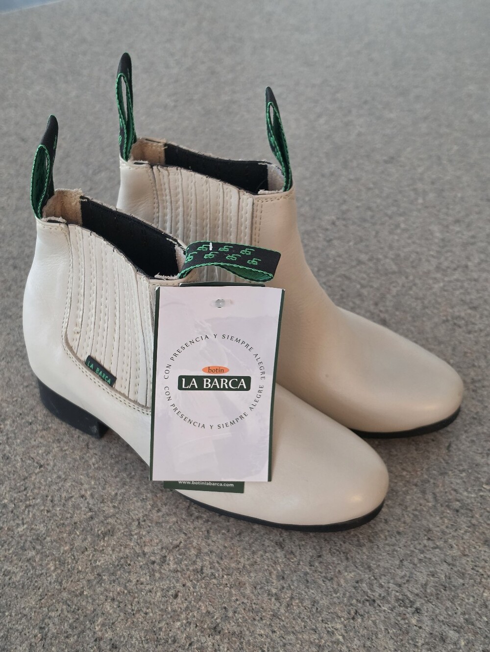 La Barca Leather Boots NWT